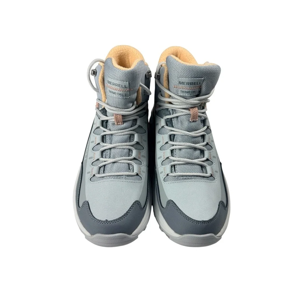 Merrell Thermo Chill 2 Mid WP Womens 9 Gale Grey Waterproof Winter Hiking Boots